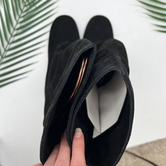 AGL Attilio Giusti Leombruni Michelle Black Leather Ankle Bootie Size 37 NWB - Picture 11 of 12